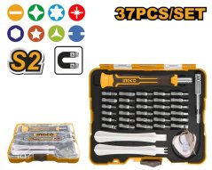 Fini odvijač sa setom bitova S2 37 komada INGCO Industrial