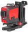 Laser KAPRO® 883N Prolaser®, 3D All-Lines, RedBeam, czarny