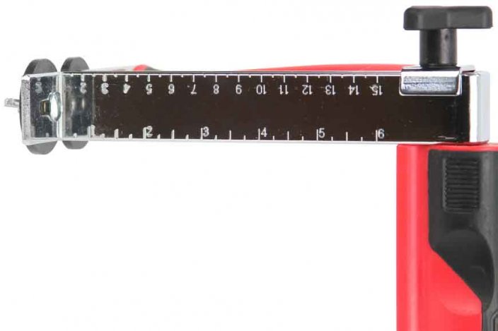 Doppelseitiger Gipskartonschneider, Schnittbreite 150 mm, max. Dicke des Abschnitts 18 mm, MAR-POL