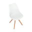 Stylowe krzesło obrotowe w kolorze białym, ETOSA
