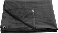 Plachta Tarpaulin Strong 8x12 m, 200 g/m, zakrývací, antracit, s oky