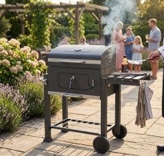 Gril Strend Pro Konzul, BBQ, na drevené uhlie, 117x66x108 cm