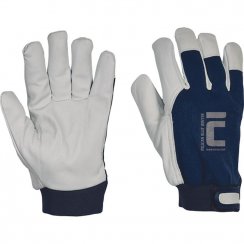 Handschuhe PELICAN BLUE Winter 09/L, kombiniert, Ziegenleder