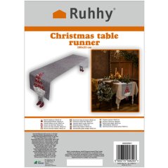 Weihnachtstischläufer 180x33cm Ruhhy 22501