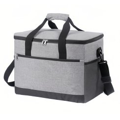 Strend Pro Kühltasche, 30L, grau, faltbar, Camping, 27x40x31 cm