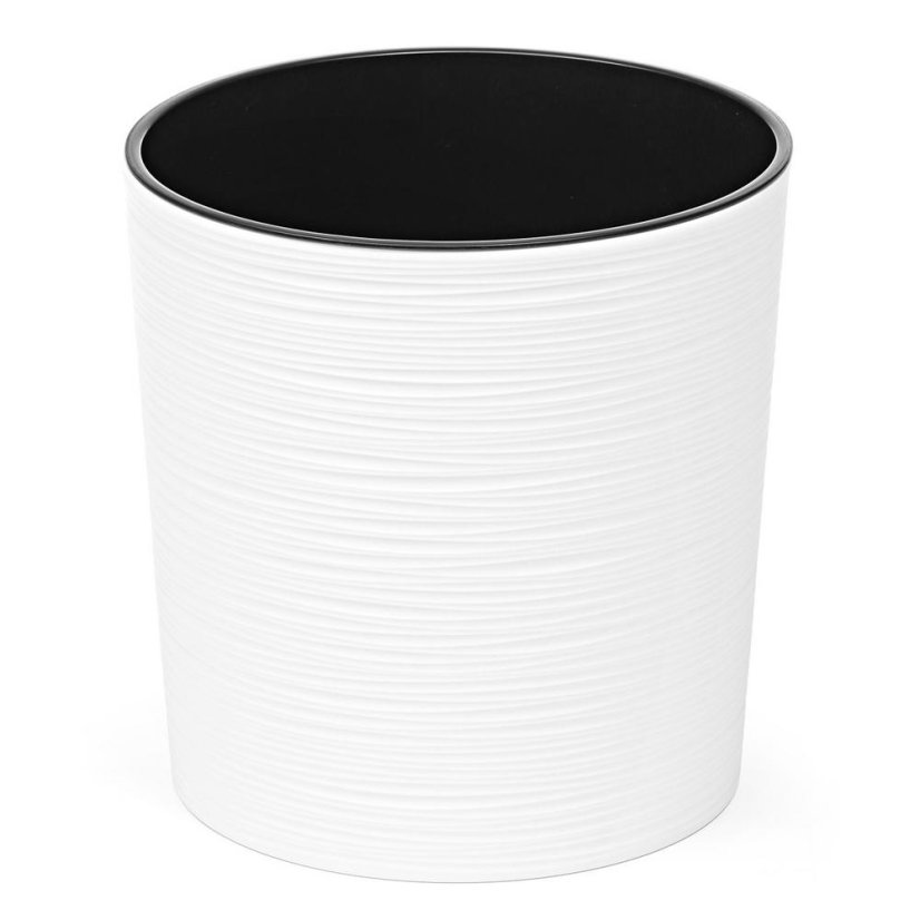 Blumentopf UH ø190 mm Malwa DLUTO weiß Höhe 195 mm mit KLC-Einsatz