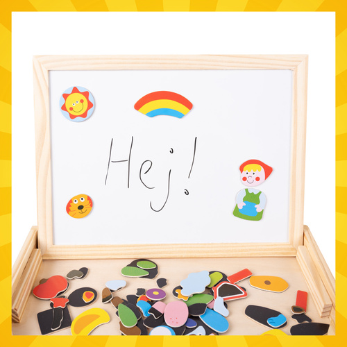 Vzdelávacia obojstranná tabuľa Kruzzel 25637