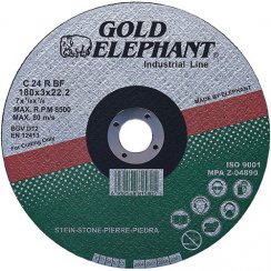 Gold Elephant 42C T42 tárcsa 230x2,5x22,2 mm, kővágás