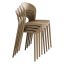 Stapelstuhl, beige, RADANA NEU (akce)