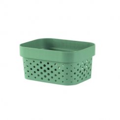 Basket Curver® INFINITY DOTS, 1,4L, zöld, 12,5x16,7x8,3 cm