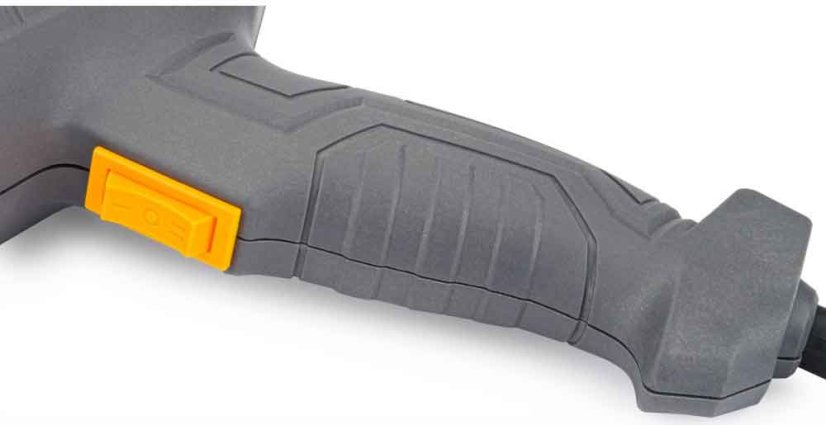 Heißluftpistole 1.000/2.000 W, 4 Düsen, 2 Temperaturstufen, 300/600 C°, POWERMAT