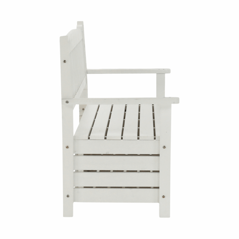Kerti pad, fehér, 150 cm, AMULA (különleges ajánlat)