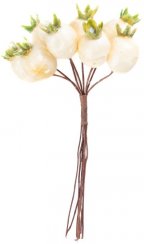 Větvička MagicHome Vánoce, šipky, bílá, 13 cm
