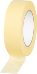 Strend Pro Klebeband, 38 mm, L-50 m, 80 °C, Malen, Abdecken, Kleben, Gelb