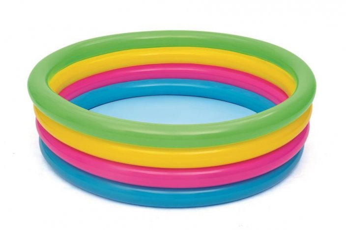 Bazén Bestway® 51117, Rainbow, dětský, nafukovací, duhový, 1,57x0,46 m
