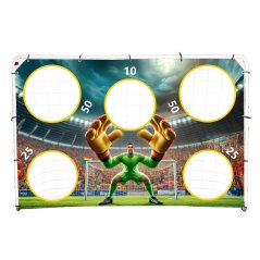 Golul de fotbal de antrenament cu foaie de poartă 180x122 cm MultiGarden
