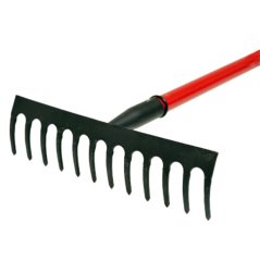 Grabie 12 zębów. uchwyt z laminatu metal + szkło KLC