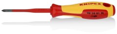 Schraubendreher KNIPEX 98 24 01 SL, 187 mm, PH 1 Slim, VDE 1000V