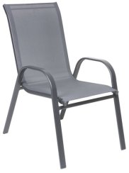 Židle LEQ KAREN ShadowGray, 70x55x90 cm