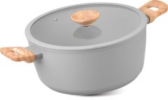 MagicHome Harmony Stielkasserolle, mit Glasdeckel, 28 cm