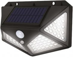 Strend Pro SL6251 lámpa, falra/kerítésre, 100x LED, napelem, mozgásérzékelő, 200 lm