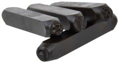 Zestaw stempli do metalu, 27 części, litery 6 mm, GEKO