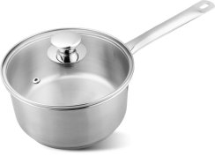 Rakott MagicHome Chloe, 18 cm, 2 liter. üvegborítással, rozsdamentes acél