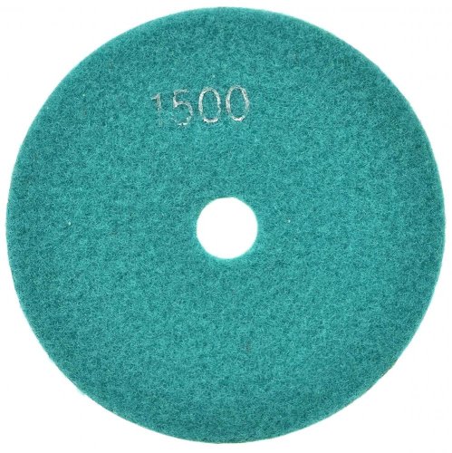 Disc de șlefuit diamantat 125 mm, granulație 1500 Velcro, șlefuire umedă, GEKO