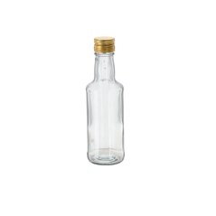 Fľaša na alkohol sklo 200ml SPIRIT s uzáverom