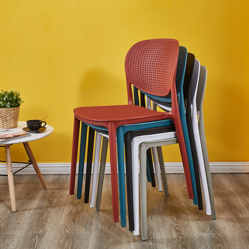 Stolička, biela, FEDRA NEW