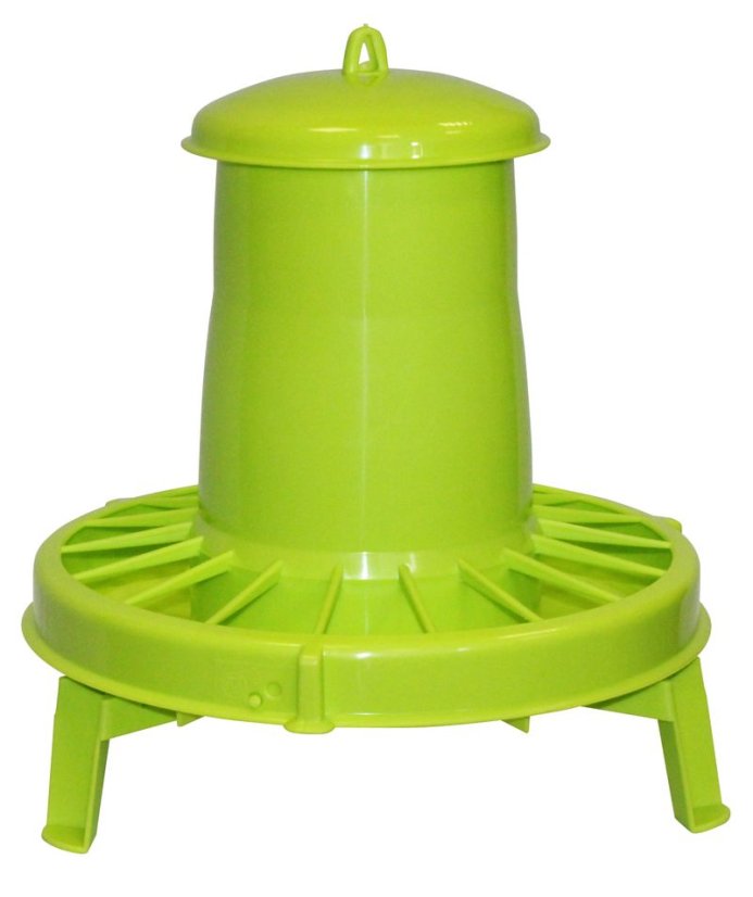 Futterautomat Novital 2198AF, 10,5 Liter, für Geflügel, Kunststoff, mit Beinen