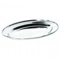 Tavă ovală din oțel inoxidabil 25 cm