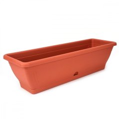 Doboz tállal 60cm terrakotta UH KLC