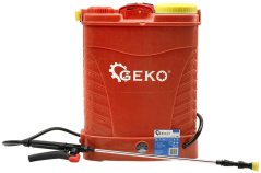 Akkusprühgerät 16 Liter, Akku 12V-8Ah, rot, GEKO
