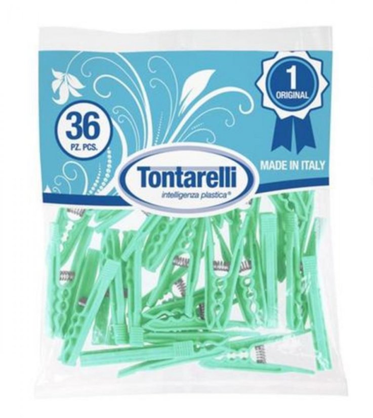 Wäscheklammern UH 36-tlg. Mix „MINIMOLLET“ TONTARELLI