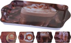 Tablett UH Melamin 21x14cm, Kaffeedesign