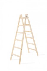 Ljestve drvene duple 6p.