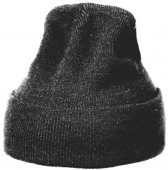 Capac MESCOD, L negru, tricotat
