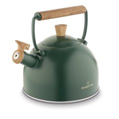 Edelstahl Teekanne 2,5l PRO HARIT dunkelgrün