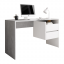 PC-Schreibtisch, Beton/weiß matt, TULIO