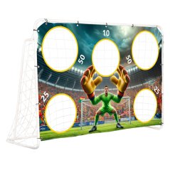 Golul de fotbal de antrenament cu foaie de poartă 180x122 cm MultiGarden