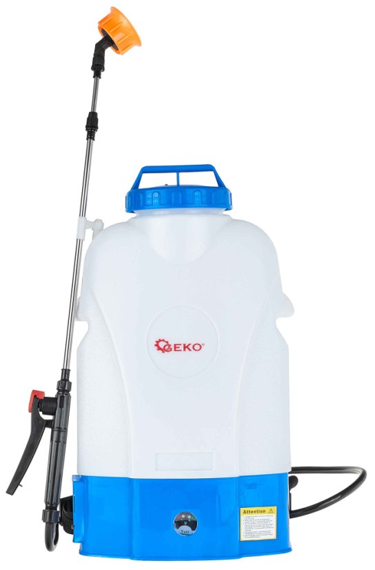 Akkusprühgerät 20 Liter, Akku 12V-8Ah, Arbeitszeit 4 Stunden, GEKO