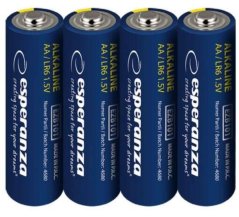 Pojedyncza bateria alkaliczna AA 1,5 V, 4 sztuki ESPERANZA, bateria