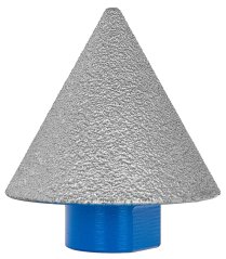 Brúsny diamantový kužeľový kotúč 2-50 mm, upnutie závit M14, GEKO