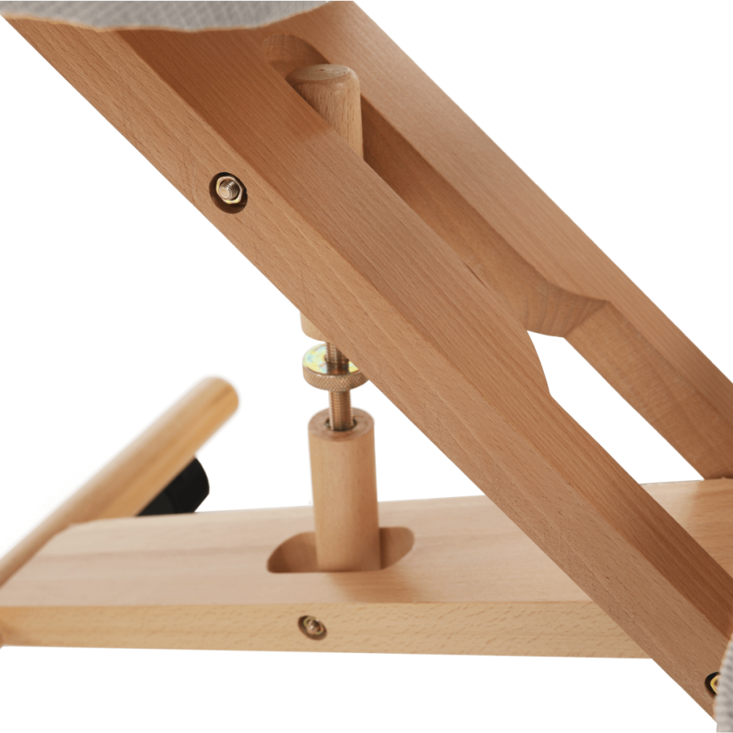 Ergonomsko klečalo, sivo-smeđa Taupe/bukva, FLONET