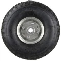 Napihljivo kolo z ležaji, luknja 20 mm, premer 27,5 cm, širina 8,5 cm, sivo, brez osi