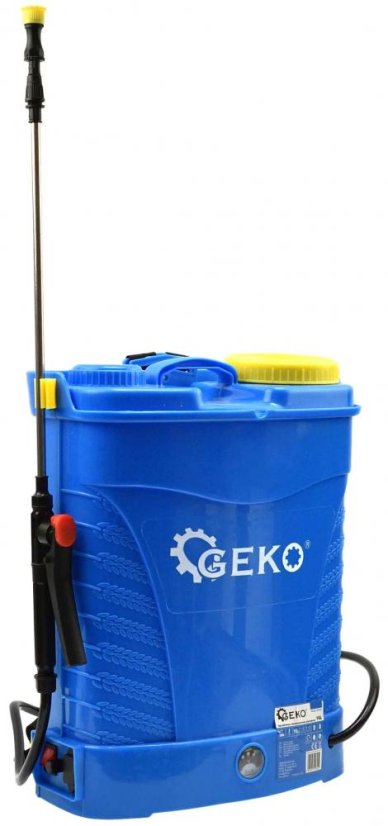 Akku-Spritzgerät 16 Liter, Akku 12V-8Ah, hellblau, GEKO