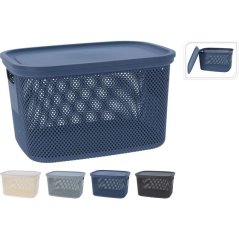 Coș de depozitare cu capac, 18 l, verde