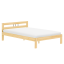 Bett mit Lattenrost, natur, Kiefernholz, 140x200, JONA