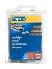 Clemele RAPID VR22, Zn, cleme pentru clești de legare FP222 și FP20, pentru sârmă de 5-11 mm, pachet de 1100 buc. (ofertă specială)